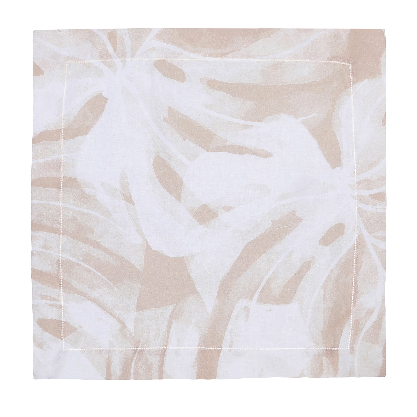 Bleached Monstera Napkin set of 4