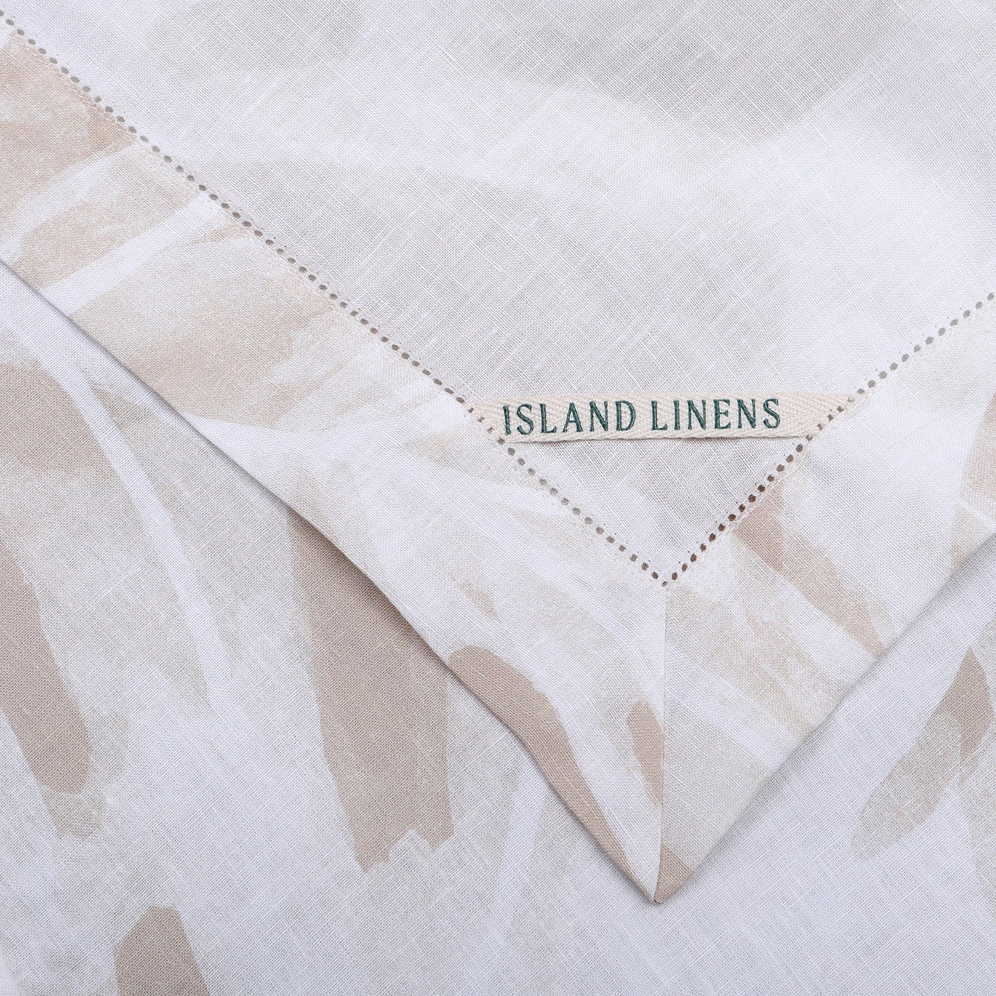 Bleached Monstera Napkin set of 4